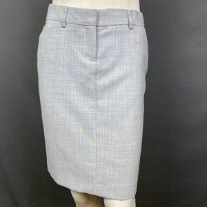 Gray Pencil Skirt